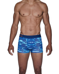 Wood Underwear blue liquid trunk