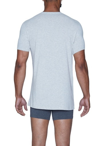 Wood Underwear heather grey crew neck undershirt