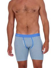 Wood Underwear steel blue rings biker brief w/fly