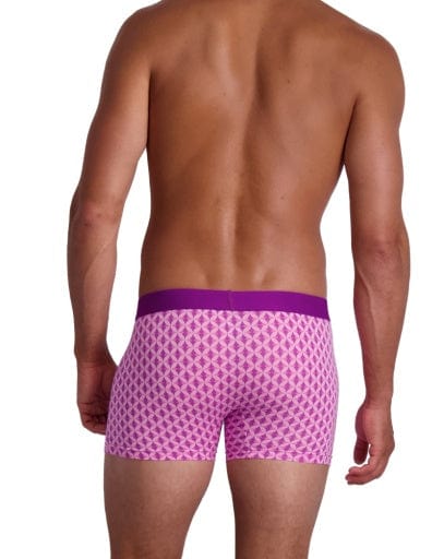 Wood Underwear purple interlock boxer brief w/fly