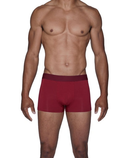 Wood Underwear burgundy red trunk