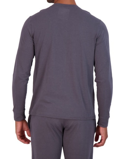 Wood Underwear iron long sleeve henley