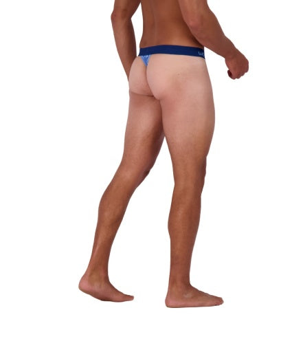 Wood Underwear blue camo thong