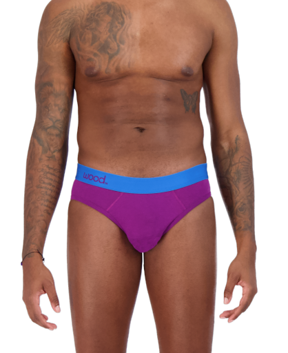 Wood Underwear grape hip brief