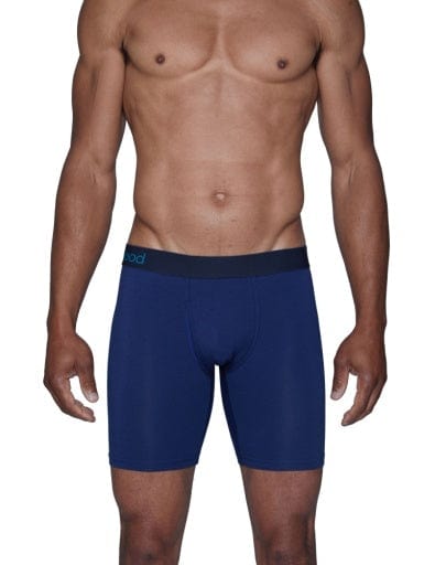 Wood Underwear deep space blue biker brief w/fly