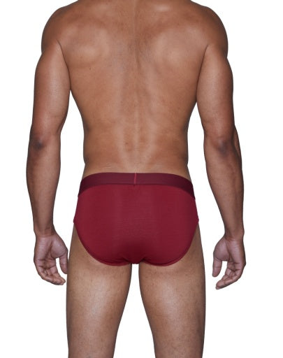 Wood Underwear burgundy red hip brief