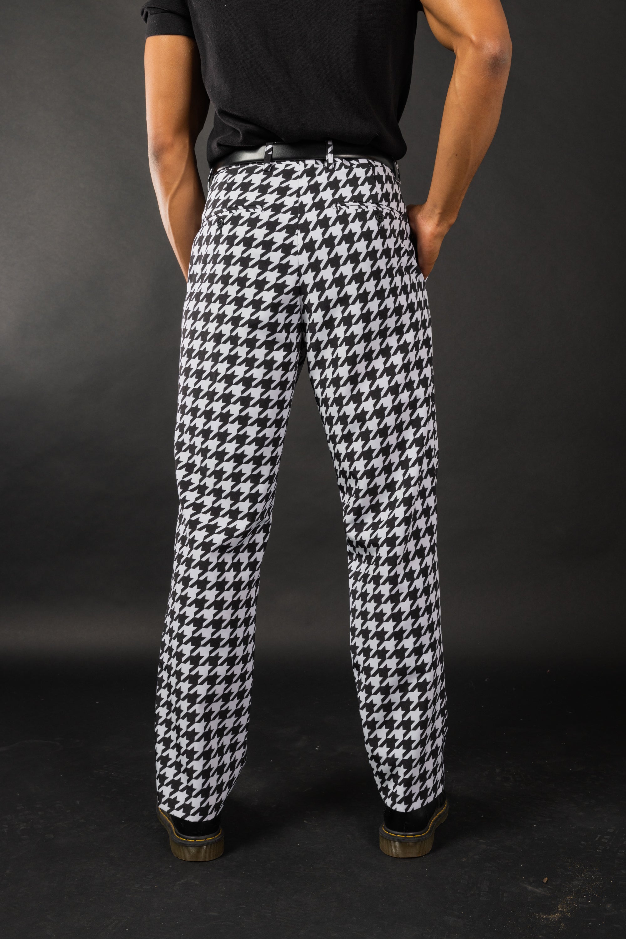 The Sophistication | Houndstooth Suit Pants