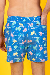 The SPF 69 | Retro Tropical  Ball Hammock® Pouch 5" Swim Trunks - Shinesty