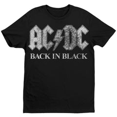 AC/DC Back In Black T-Shirt - Black - Flyclothing LLC