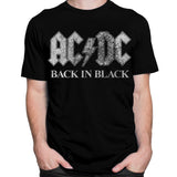 AC/DC Back In Black T-Shirt - Black - Flyclothing LLC