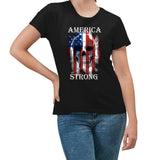 America Strong T-Shirt - Black - Flyclothing LLC