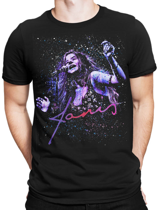 Janis Joplin T-Shirt Kosmic Blues by Stephen Fishwick - Flyclothing LLC