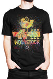 Woodstock Splatter T-Shirt - Black - Flyclothing LLC