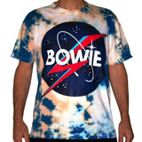 David Bowie Space Logo T-shirt - Tie Dye - Flyclothing LLC