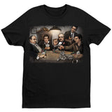 Gangsters Playing Poker T-Shirt - Black - Flyclothing LLC