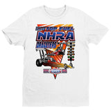 NHRA Double Dragsters T-Shirt - White - Flyclothing LLC