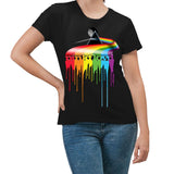 Pink Floyd Dripping Dark Side T-Shirt - Black - Flyclothing LLC