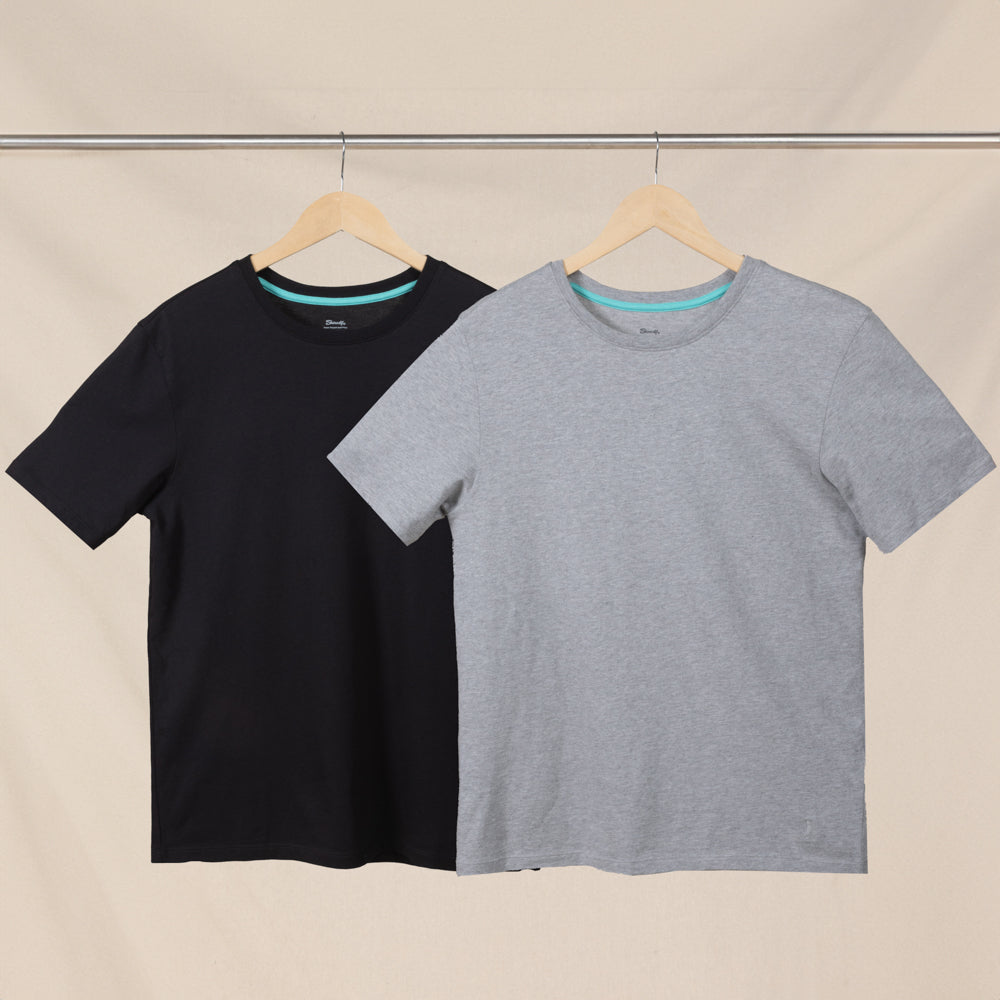 The Everyman™ Tee - 2 Pack | Mens Crew Neck T Shirt 2 Pack ft. Super Stupid-Soft™ Fabric