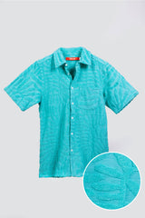 The Mai Tai | Tropical Terry Cloth Button Up