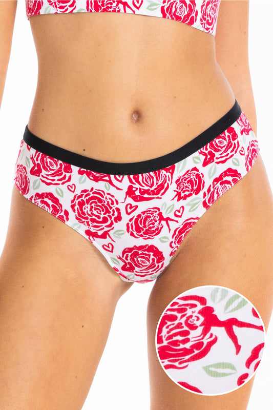 The Bloom With A View | Naughty Roses Cheeky Underwear