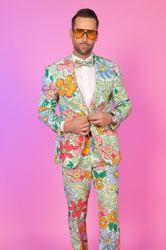 The Garden Party | Floral Derby Suit