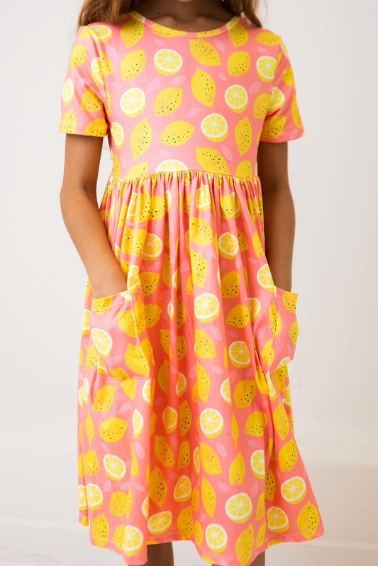 Lemon Squeezy S/S Pocket Twirl Dress - Mila & Rose ®