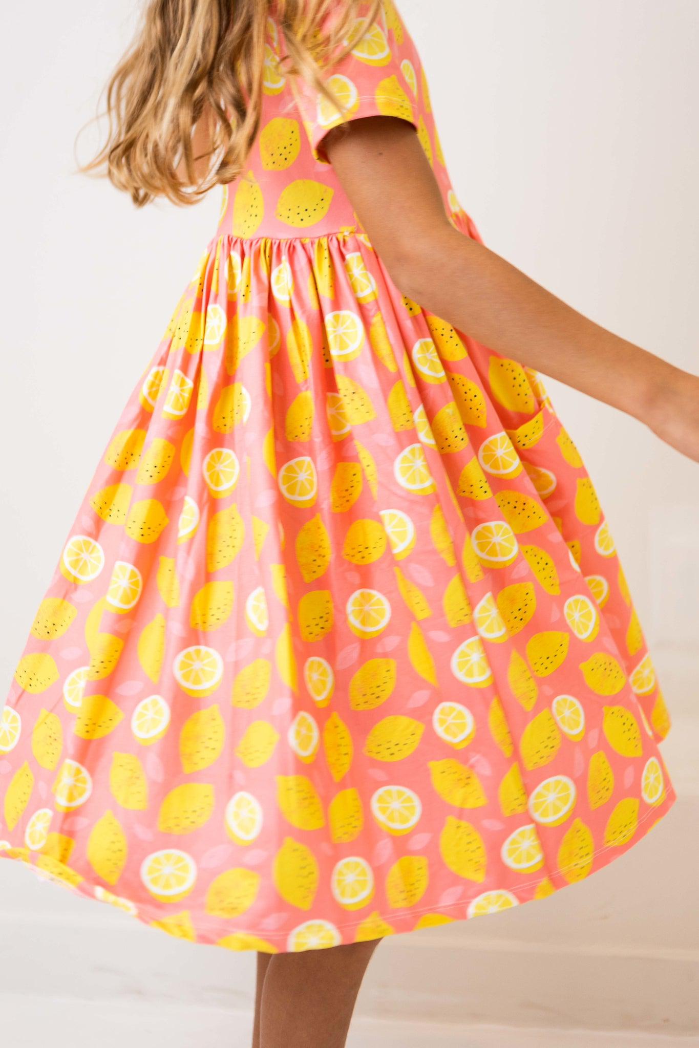 Lemon Squeezy S/S Pocket Twirl Dress - Mila & Rose ®