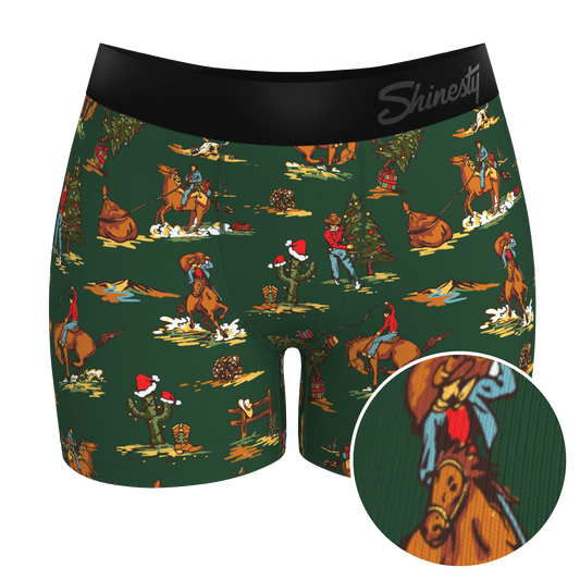 The Cowboy Christmas | Holiday Western Women’s Boxers