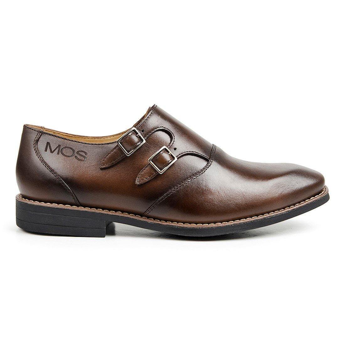 Sandro Moscoloni Premium Monk Strap 16200 Brown - Flyclothing LLC