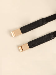 PU Elastic Skinny Belt - Flyclothing LLC