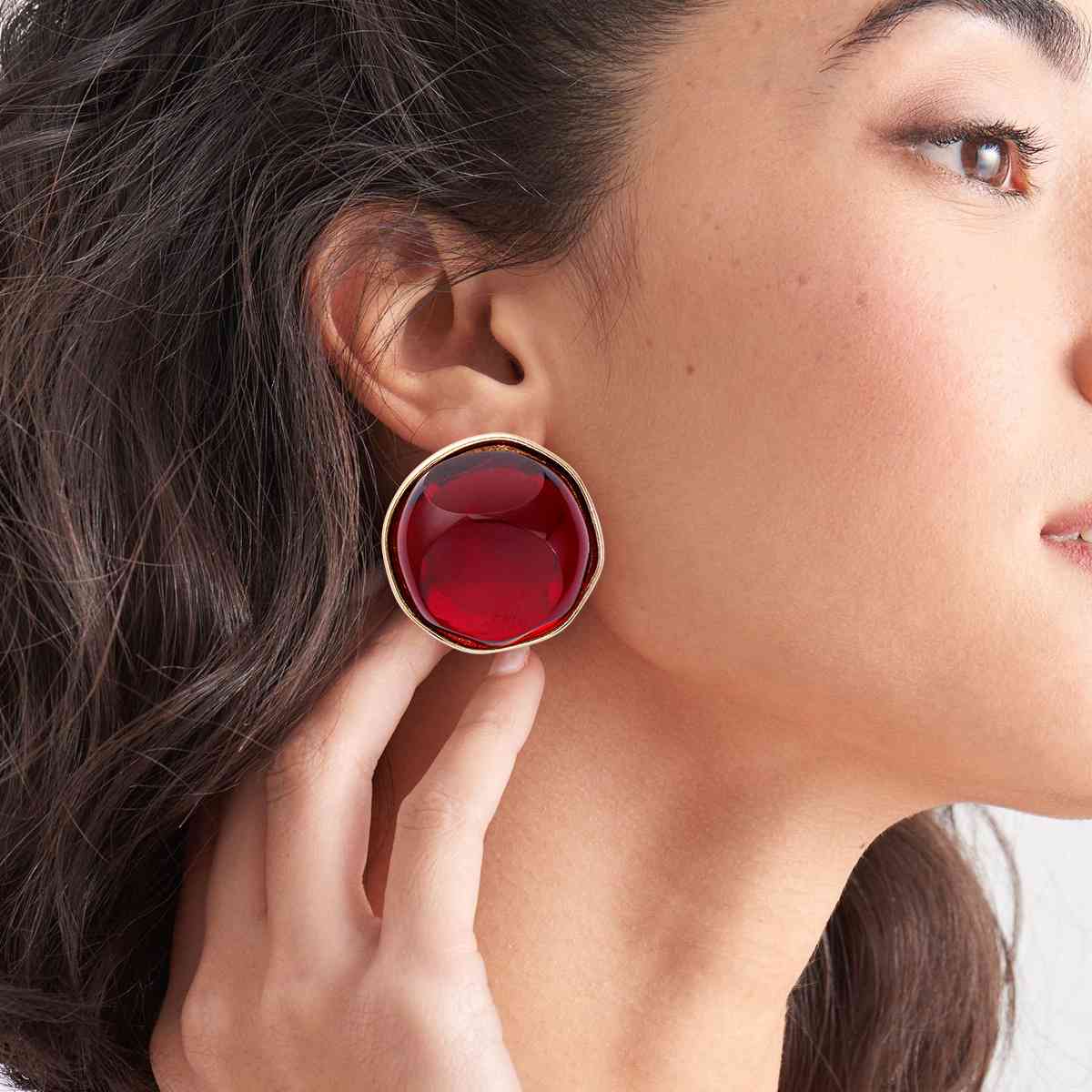 Alloy Geometric Earrings - Trendsi