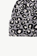 Leopard Pattern Cuffed Beanie - Trendsi