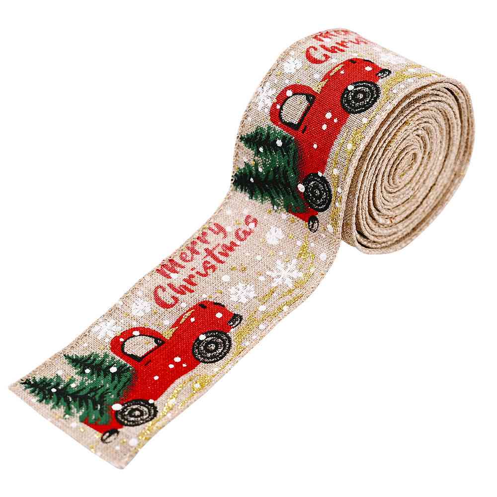 Car & Christmas Tree Ribbon - Flyclothing LLC