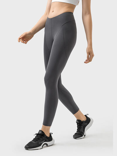 Mid-Rise Waist Active Pants - Flyclothing LLC