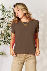 Basic Bae Full Size Round Neck Short Sleeve T-Shirt - Flyclothing LLC