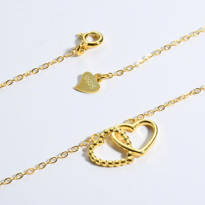 Heart Shape Spring Ring Closure Necklace - Flyclothing LLC