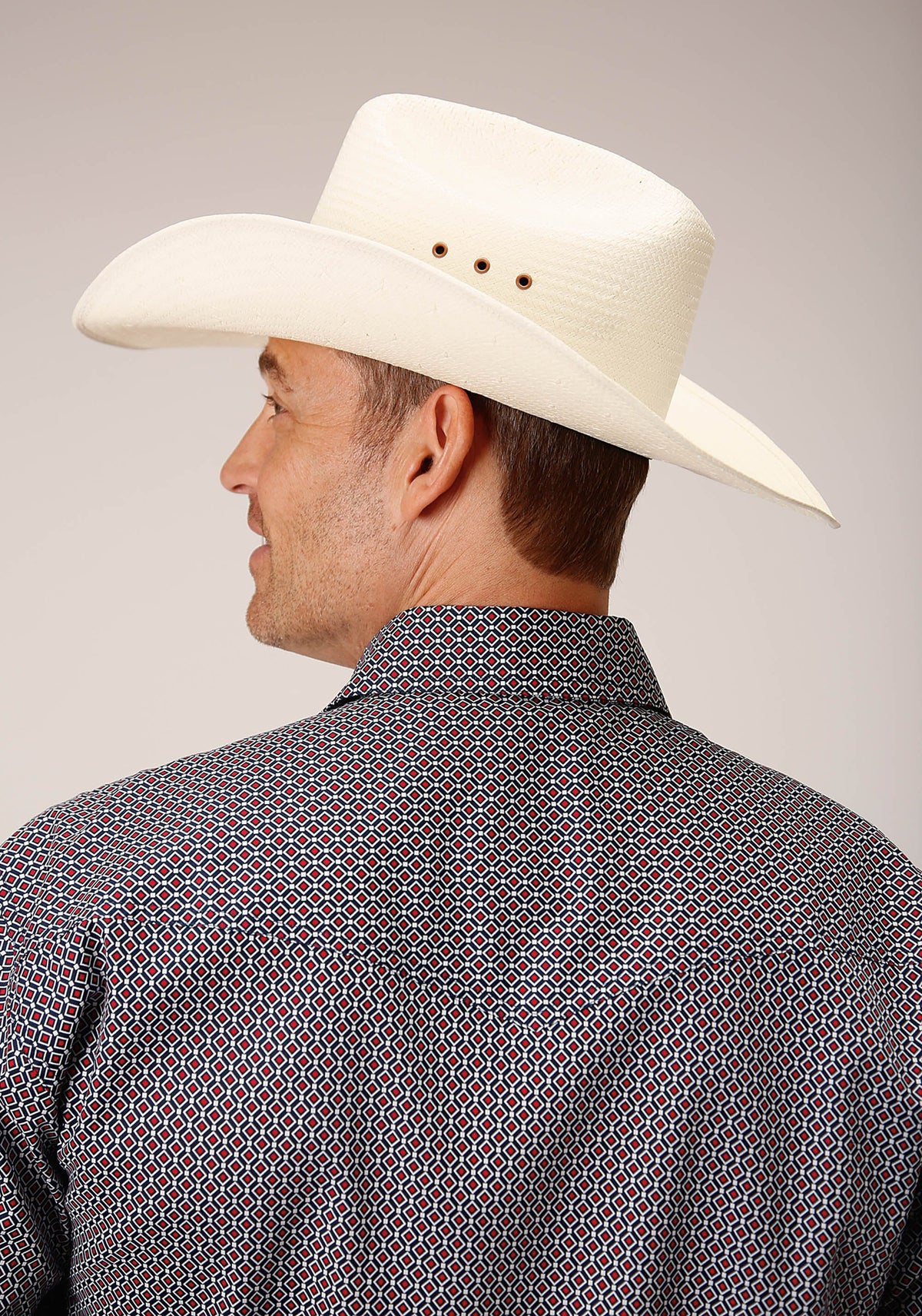 Roper Mens Long Sleeve Snap Classic Geo Western Shirt - Flyclothing LLC