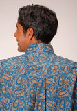 Roper Mens Long Sleeve Button Amarillo Paisley Western Shirt - Flyclothing LLC