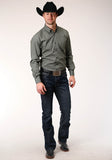 Roper Mens Long Sleeve Button Forest Foulard Western Shirt - Flyclothing LLC