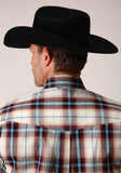 Roper Mens Long Sleeve Button Red Canyon Plaid Western Shirt - Flyclothing LLC