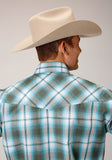 Roper Mens Long Sleeve Snap Meadow Plaid Western Shirt Tall Fit - Flyclothing LLC