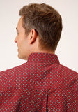 Roper Mens Short Sleeve Button Victorian Foulard Western Shirt - Flyclothing LLC