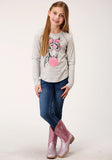 Roper Girls Long Sleeve Knit Poly Rayon Jersey Long Sleeve T T-Shirt - Flyclothing LLC