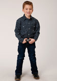 Roper Boys Long Sleeve Snap New Star Foulard Western Shirt - Flyclothing LLC