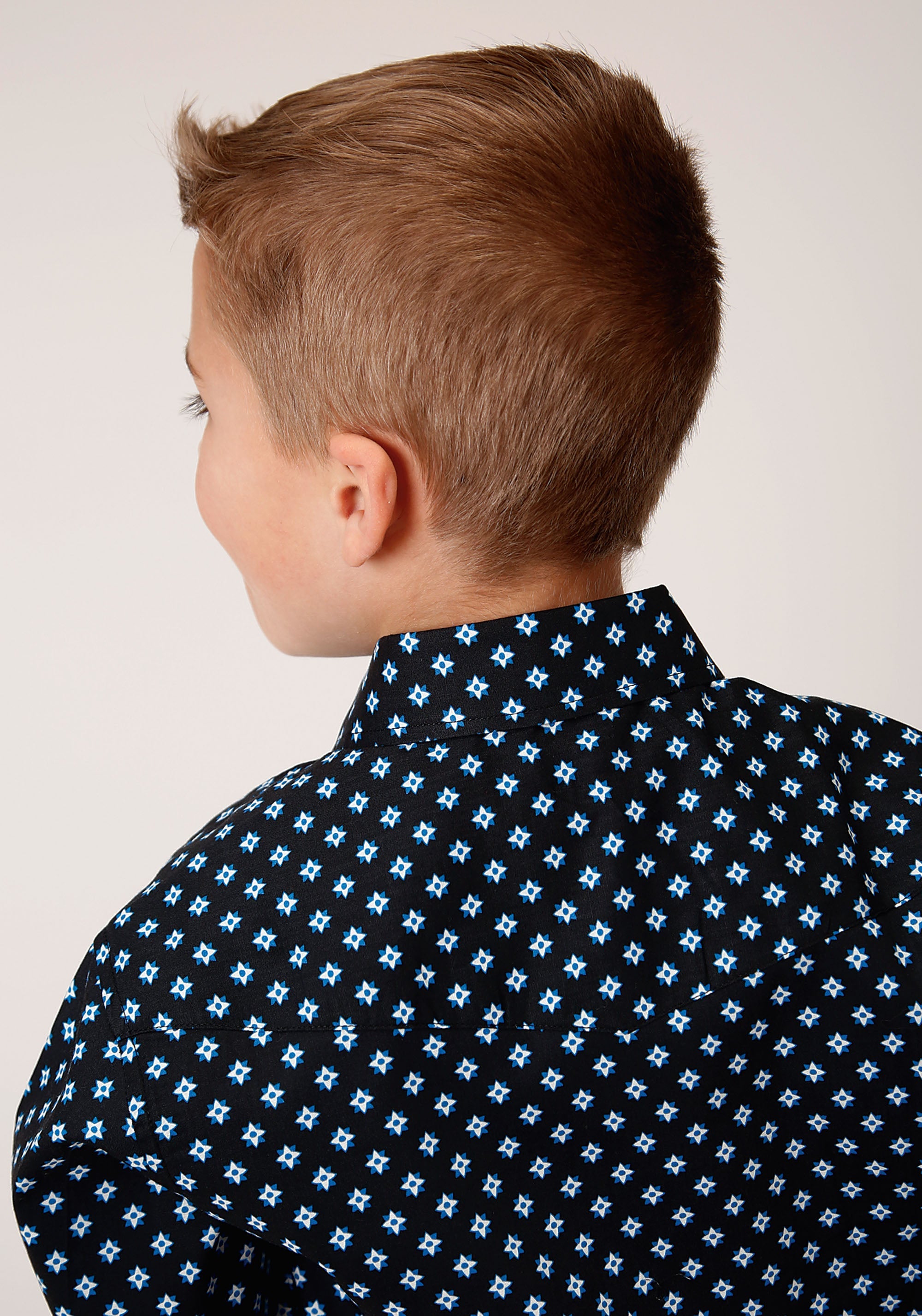 Roper Boys Long Sleeve Snap New Star Foulard Western Shirt - Flyclothing LLC