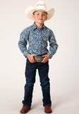 Roper Boys Long Sleeve Snap Amarillo Paisley Western Shirt - Flyclothing LLC