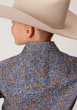 Roper Boys Long Sleeve Snap Valley Paisley Western Shirt - Flyclothing LLC