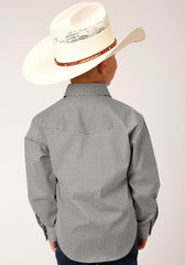 Roper Boys Long Sleeve Snap Climbing Diamond Western Shirt - Flyclothing LLC