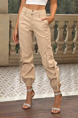 High Waist Cargo Pants - Flyclothing LLC