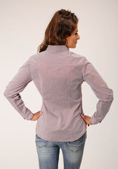 Roper Womens Long Sleeve Snap Climbing Diamond Western Shirt - Flyclothing LLC